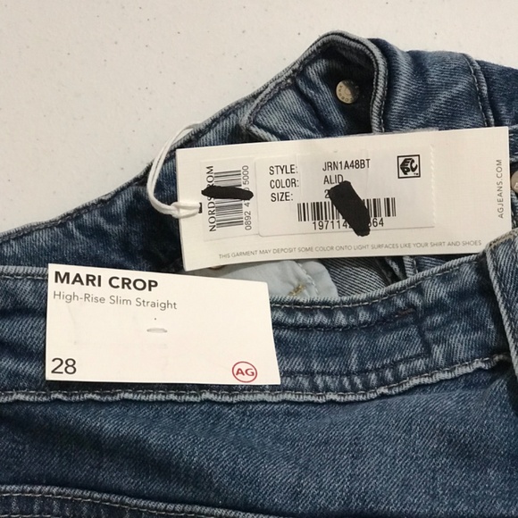 AG Mari Crop HIgh Rise Slim Straight - Picture 6 of 6